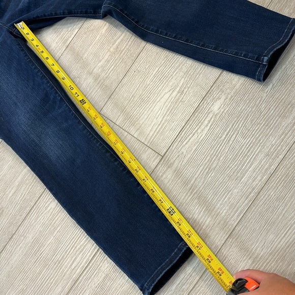 J. Crew Denim Skinny Button Fly Jeans in dark blue size 28 - Picture 9 of 13
